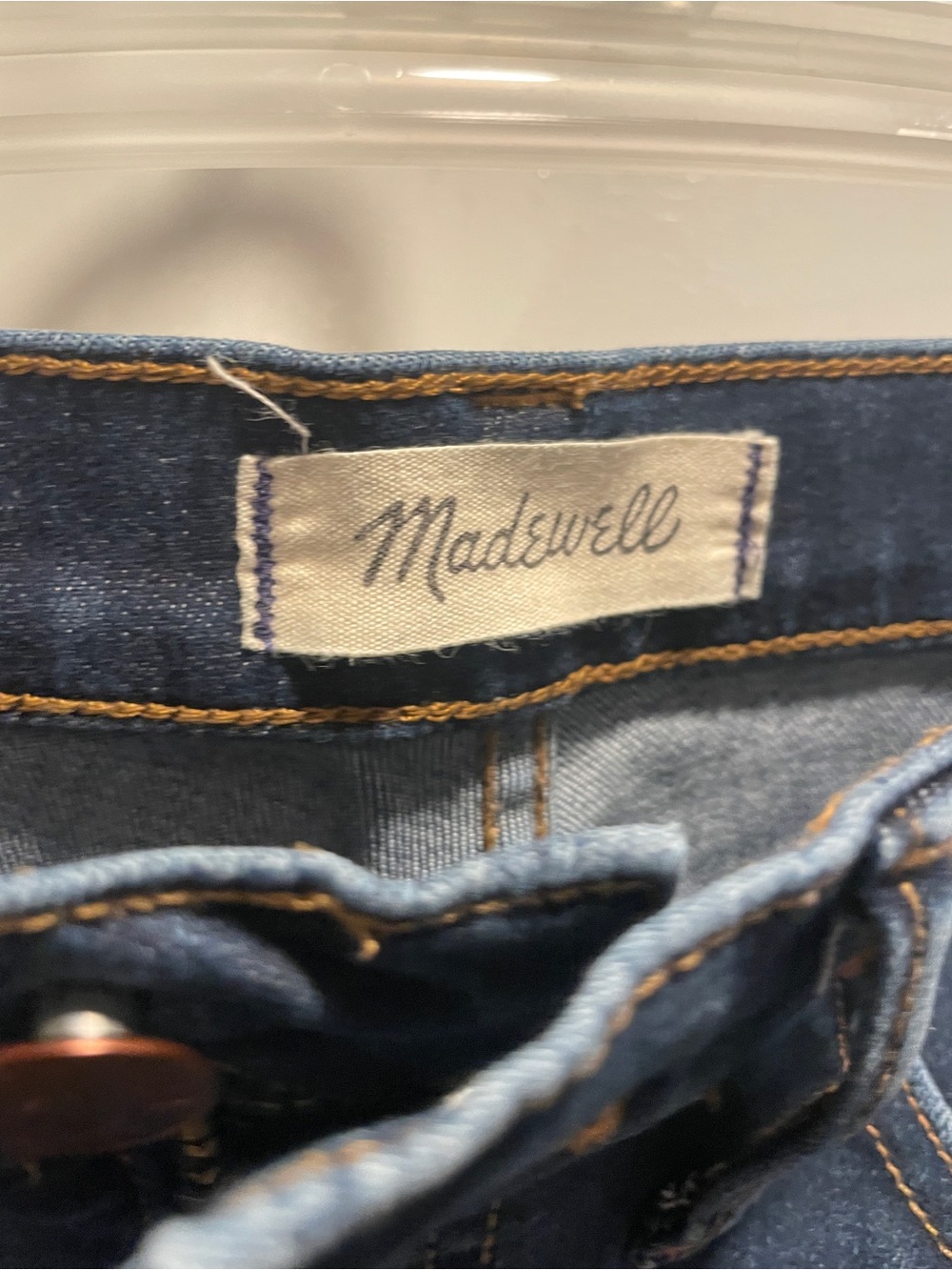Madewell Dark Indigo Skinny Jeans size 28 - Picture 2 of 6